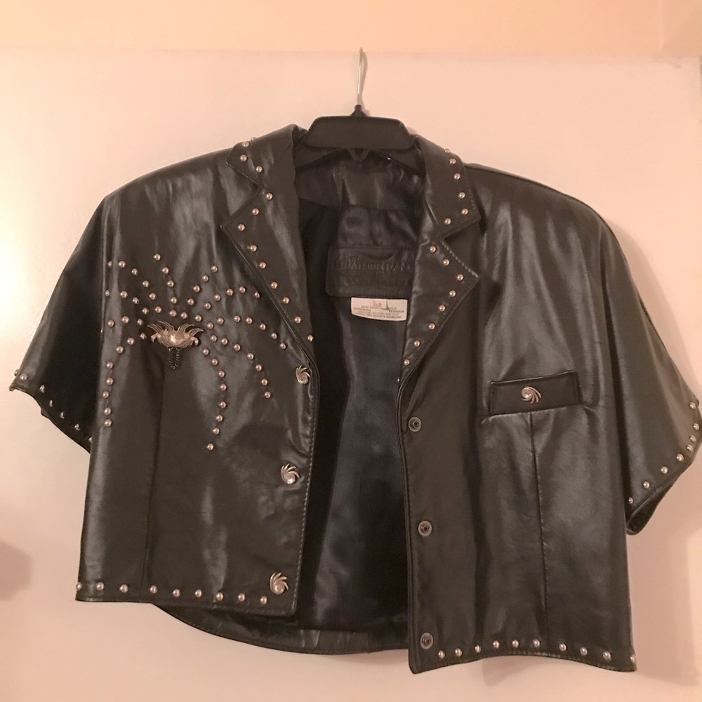 Leather | 2 piece outfit